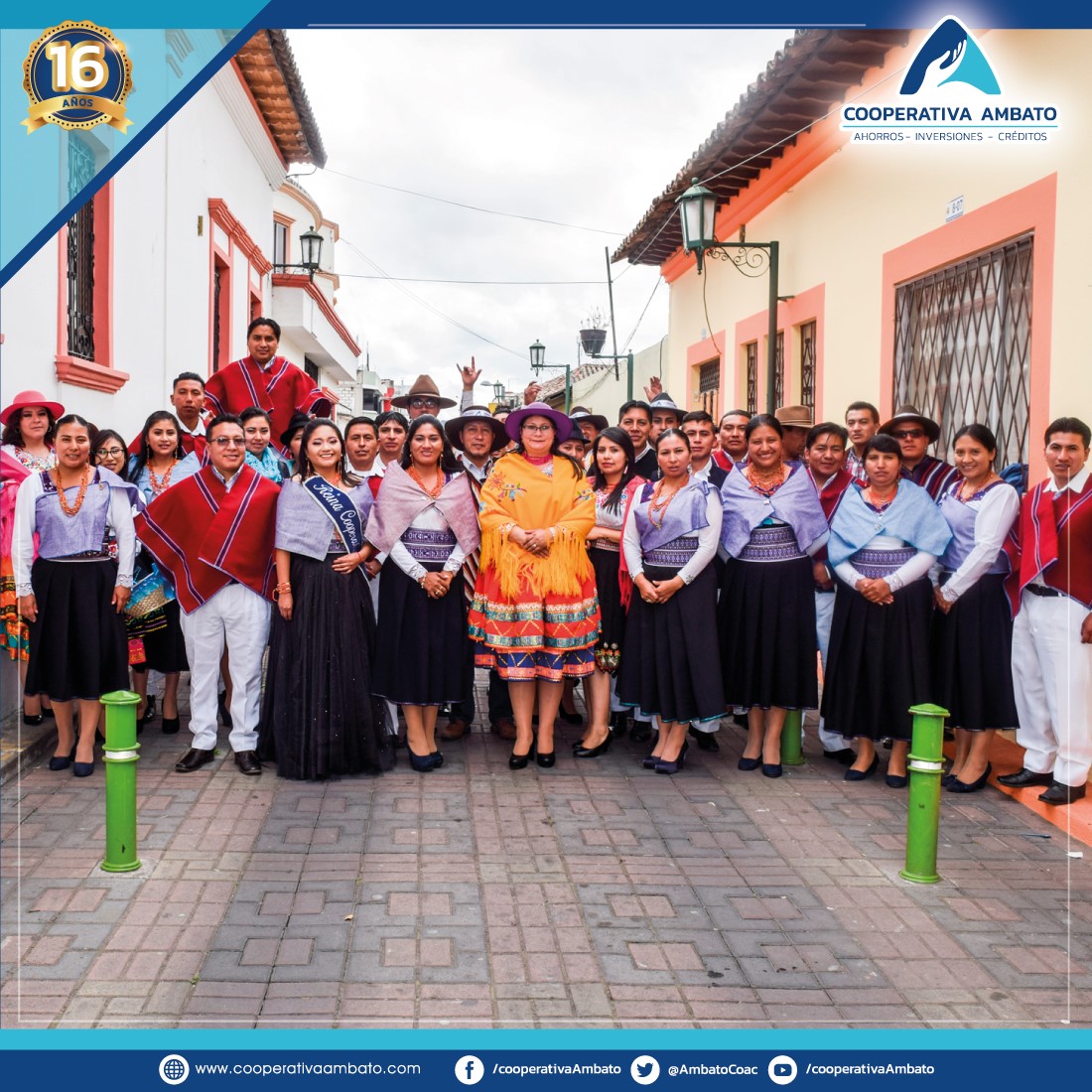Cooperativa Ambato participó como Prioste Mayor en las Octavas de Corpus Christi Pujilí 2019